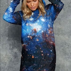 BlackMilk Blue Galaxy Slouchy